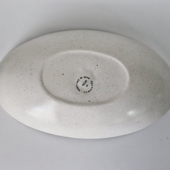 AZTEC DIVIDED SERVING BOWL BY METLOX POPPYTRAIL - Picture 5 of 5